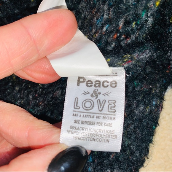 Urban Behaviour Grey Open Front Sweater - Picture 8 of 8